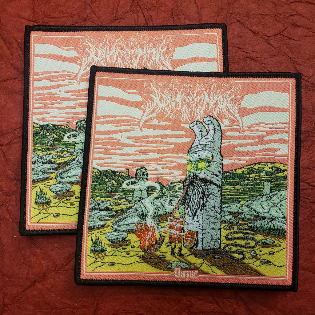 BEHROSTH "Oasis" official woven patch (black border)