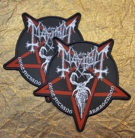 MAYHEM "Pure Fucking Armageddon" patch