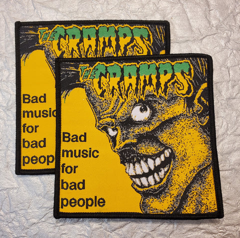 THE CRAMPS "Bad Music For Bad People" Patch