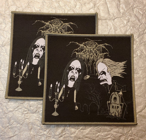 DARK THRONE "Beavis & Butt-Head" Patch (grey border)