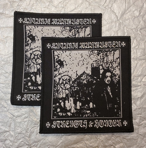 SATANIC WARMASTER "Strength & Honour" patch