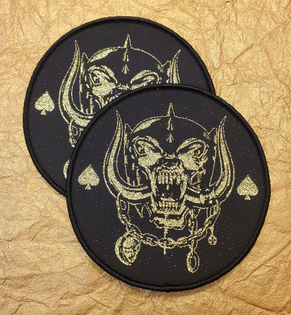 MOTORHEAD "Gold" Patch