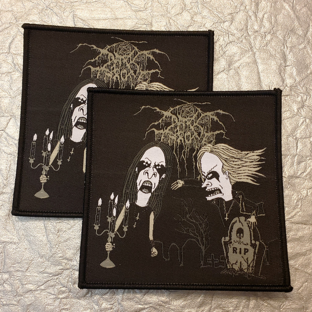 DARK THRONE "Beavis & Butt-Head" Patch (black border)