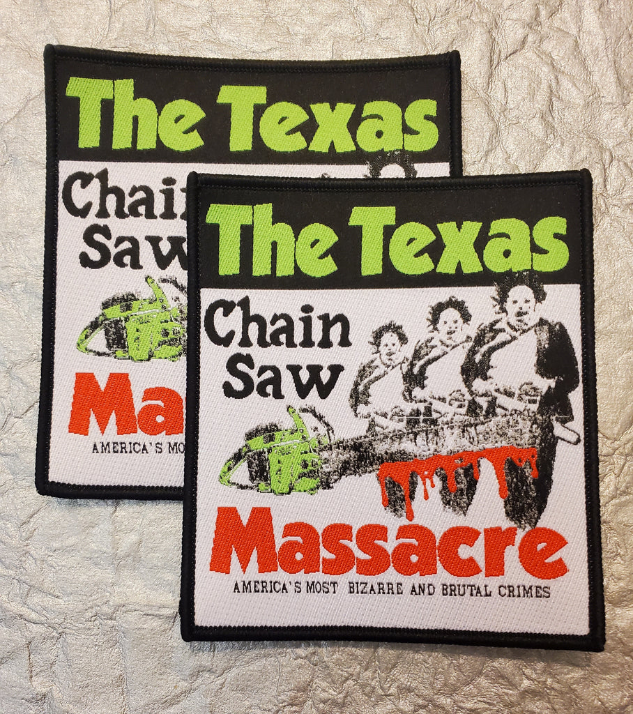 THE TEXAS CHAINSAW MASSACRE "Leatherface" Patch (black border)