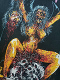 MIDNIGHT "Lust, Filth, & Sleaze" Official Boot woven patch (blue border)