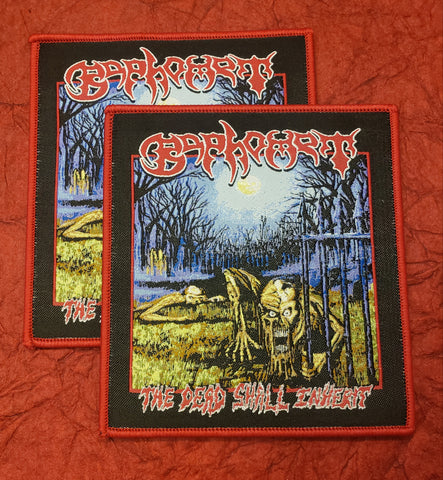 BAPHOMET "The Dead Shall Inherit" Official Patch (red border)
