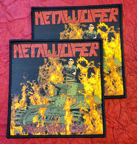 METALUCIFER "Heavy Metal Tank" Official patch (black border)