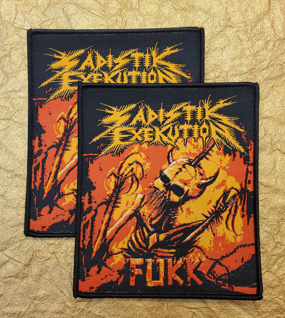SADISTIK EXEKUTION "Fukk" Patch (black border)