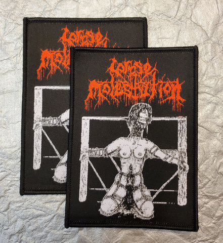 CORPSE MOLESTATION - Offical "Descencion Of A Darker Deity" patch (black border)